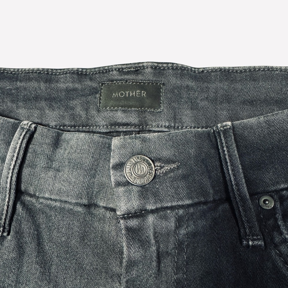 MOTHER The Looker High Waisted Blackbird Jeans Size 28 - Picture 11 of 12